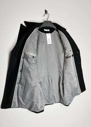 Yves gerard ідеальне, двобортне пальто, чорного кольору  70% шерсті.4 фото