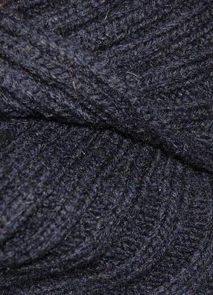 Удлиненный свободный шерстяной свитер в косы/джемпер/свитер оверсайз премиум бренда patrizia pe6 фото