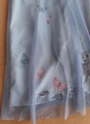 Праздничное фатиновое платье на 7-8 лет олене олени3 фото