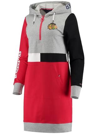 Женское платье women's chicago blackhawks tommy hilfiger gray/red sneaker dress2 фото