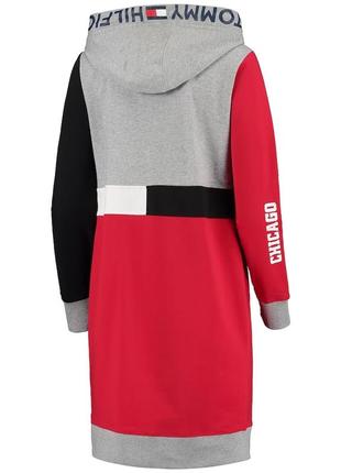 Женское платье women's chicago blackhawks tommy hilfiger gray/red sneaker dress3 фото