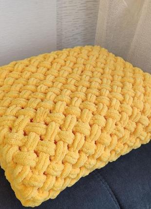 Детский плюшевый плед ручной работы, 100*140см