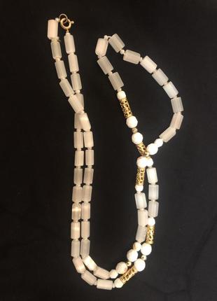 Сатиновое ожерелье под реставрацию чехия