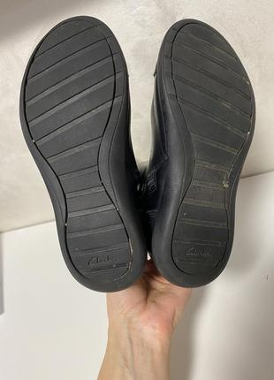 Сапожки шкіряні демісезонні clarks, 29,5.7 фото