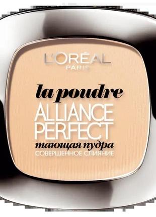 Пудра l'oreal alliance perfect new r2 — vanilla rose (ванільно-рожевий)1 фото