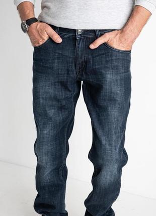 Зимние мужские джинсы на флисе стрейчевые fangsida, турция4 фото