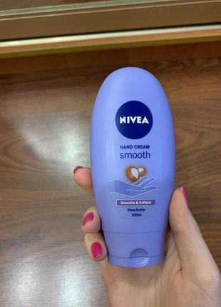 Крем для рук nivea smooth