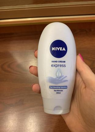 Крем для рук nivea express