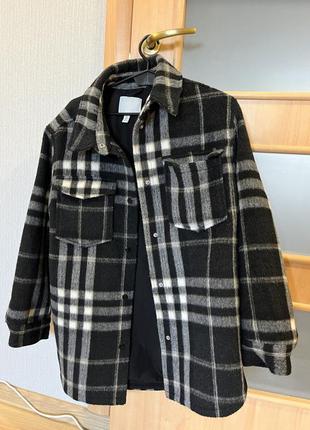 Теплая рубашка от h&m