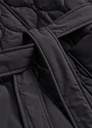 Стеганое демисезонное пальто на синтепоне от h&amp;m5 фото
