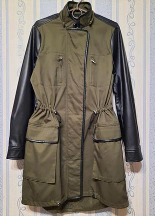 Стильная куртка-парка zara 2в1