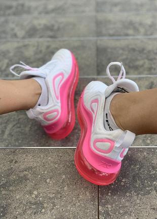 nike air max 720 white pink 1560