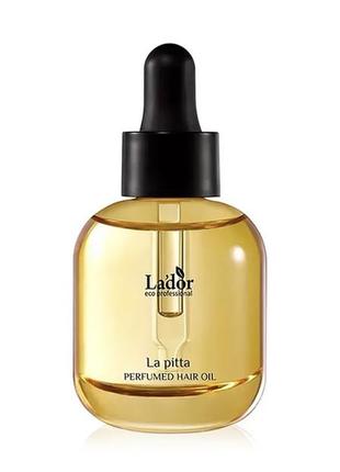 Питательное парфюмированное масло для тонких волос lador perfumed hair oil la pitta, 30 мл