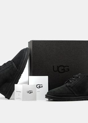 Мужские угги черные ugg neumel5 фото