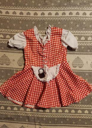 Костюм карнавальный красная шапочка