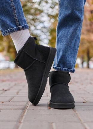 Ugg classic mini black6 фото