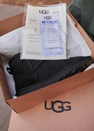 Ugg classic mini black10 фото