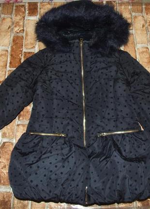 Тепле зимове куртка пальто дівчинці 11 років matalan