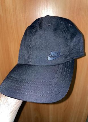 Бейсболка nike sportswear all black metal swoosh, оригинал, унисекс