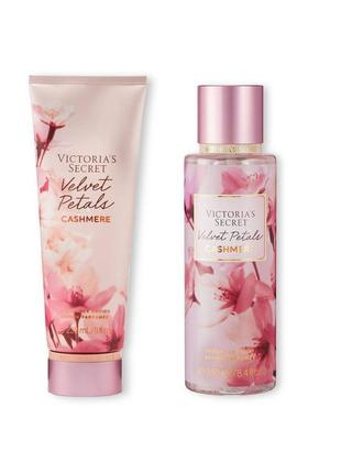 Набор для тела velvet petals cashmere victoria's secret