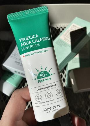 Спф some by mi truecica aqua calming suncream1 фото