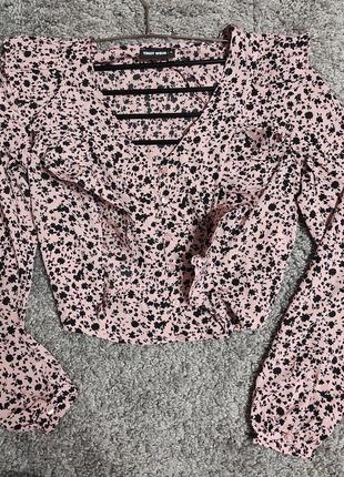 Блузка укорочена