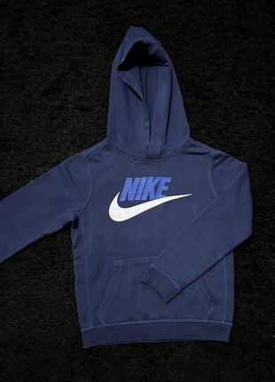 Утепленная на флисе кофта/худи nike m 137-147 9-10-11-12 лет