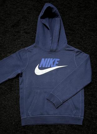 Утепленная на флисе кофта/худи nike m 137-147 9-10-11-12 лет2 фото