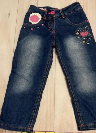 Детские зимние джинсы, утепленные штаны для девочки, очень теплые джинсы, стильные флисовые джинсы девчачи