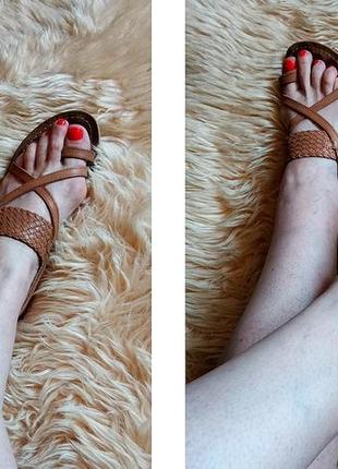Кожаные женские босоножки кожаные сандалии с тонкими ремешками сандалии женские кожа why not индия10 фото