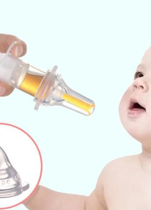 Шприц для лекарств детский, шприц дозатор с колпачком, шприц для кормления