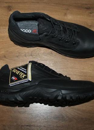 Шкіряні напівчеревики ecco professional 2.0 gore-tex, 40 розмір