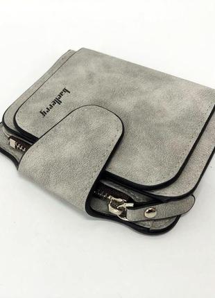 Портмоне кошелек baellerry forever mini n2346, небольшой женский кошелек в подарок. цвет: серый9 фото