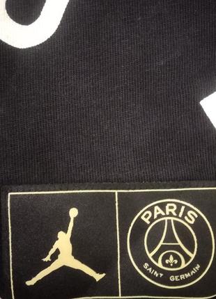 Крутая футболка jordan paris saint-germain jock tag размер l6 фото