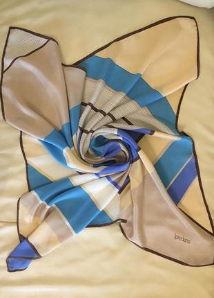 Шёлковый платок loredano косынка шарф италия1 фото
