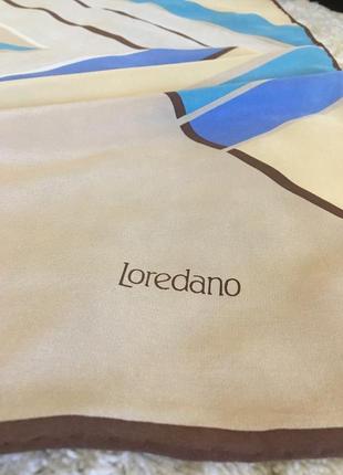 Шёлковый платок loredano косынка шарф италия2 фото