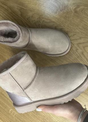 Ugg classic mini pale smoke оригинал 100%