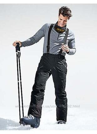 Шикарные функциональные лыжные штаны ecorepel® от tcm tchibo (чибо), германия, м1 фото