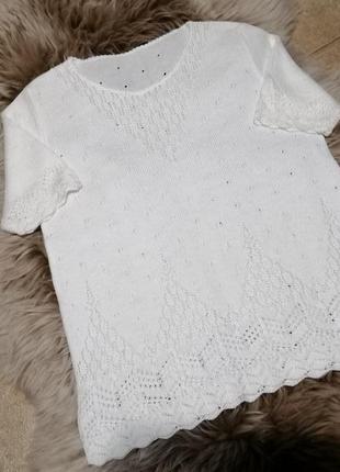Ажурна футболочка р. s-м