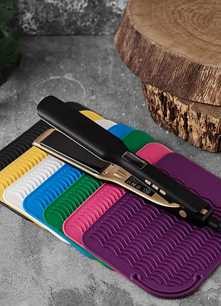 Профессиональный утюжок hair titanium для волос с титановыми пластинами lcd-экраном для кератина 250