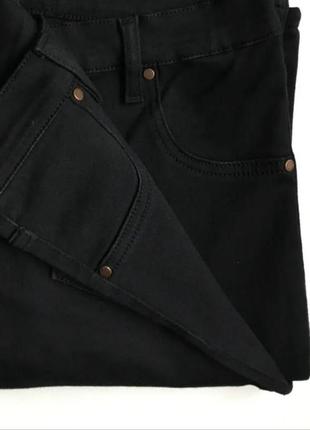 Omat унісекс джинси штани чорні прямого крою скінні7 фото