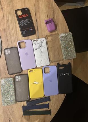 Продаю чехлы на iphone/apple watch и airpods