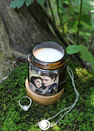 Соєва свічка з ароматом twilight / сутінки3 фото