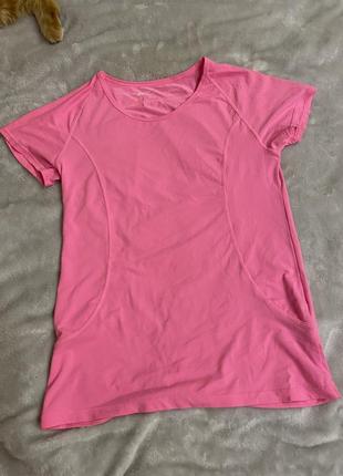 Розовая футболка для спорта hm2 фото