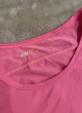 Розовая футболка для спорта hm3 фото
