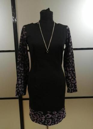 Базовое прямое короткое платье туречки, размер 36-38