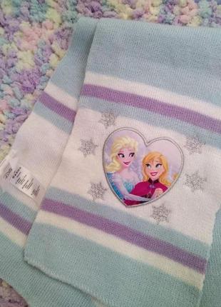 Ніжний дитячий шарфик disney для дівчинки/шарф принцеси3 фото