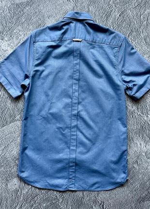 Очень крутая, оригинальная рубашка на короткий рукав fred perry