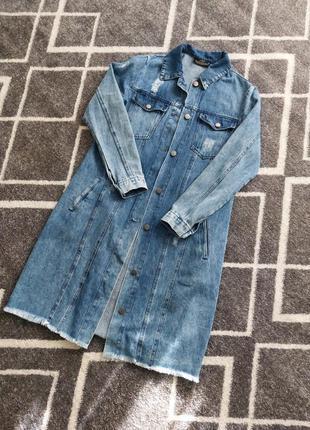 Джинсове пальто