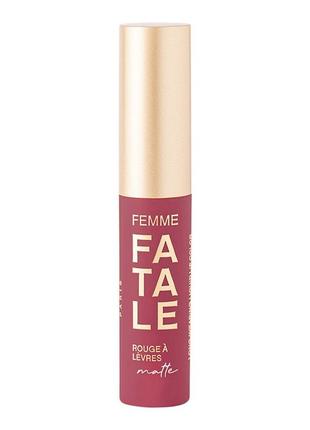 Рідка помада для губ vivienne sabo paris femme fatale rouge a levres matte 14 — rose nude